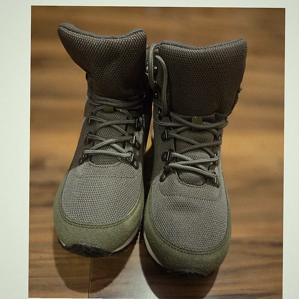 American Eagle Outfitters Women's Olive Lace-Up Hiking Boots US 9 EU 40