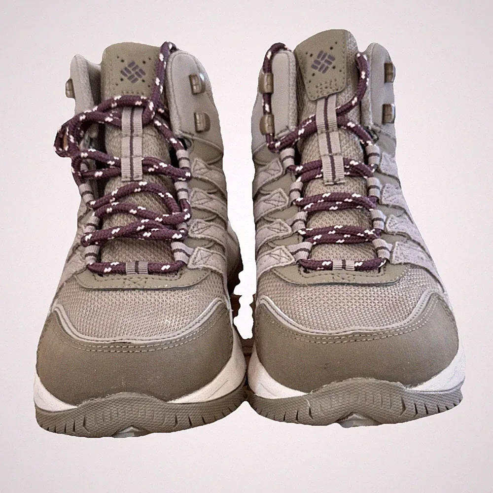 White women's hiking boots