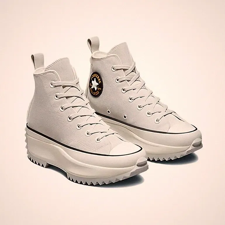 Converse Run Star Hike Sherpa Trim Hi Top Boot, 172499C Multi Sizes Mouse/Black/