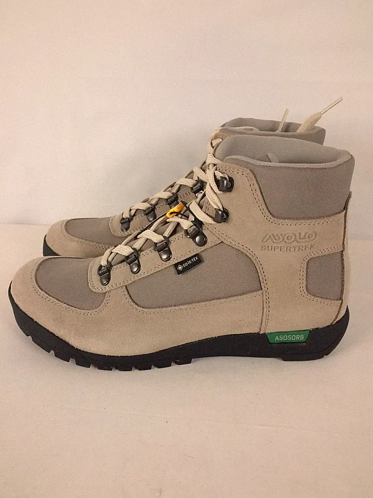 Excellent Asolo Supertrek GTX Women's Hiking Boots, Earth Beige, W9.5