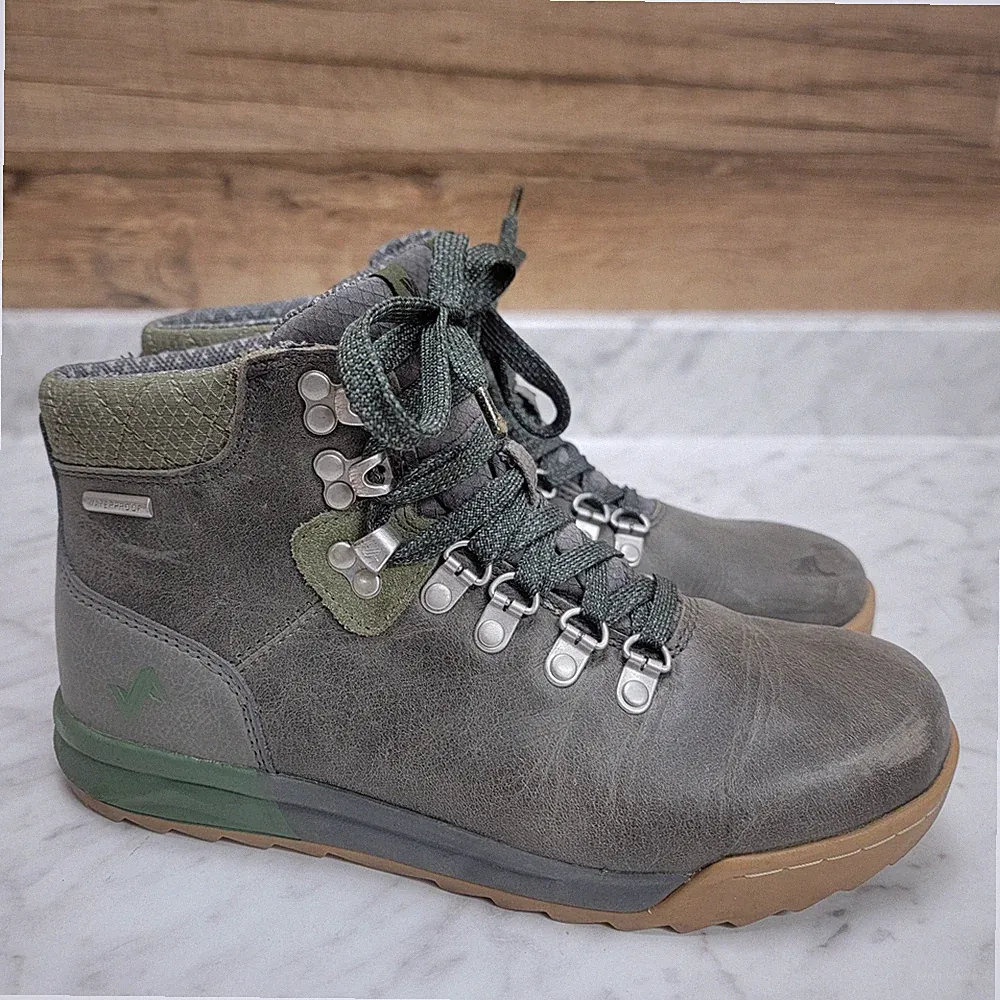 Forsake Patch Mid Hiking Boots Women's Size 7.5 Green Waterproof Shoes
