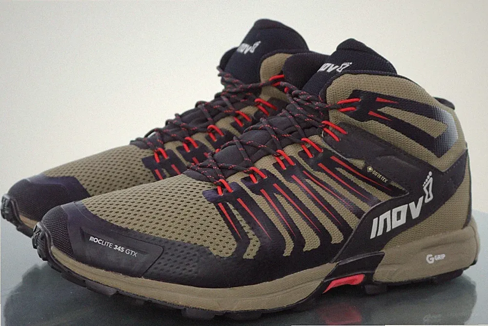 Inov8 Roclite G345 GTX $180 Unisex Hiking Boots Size Men 11 Women 12.5 M EUC