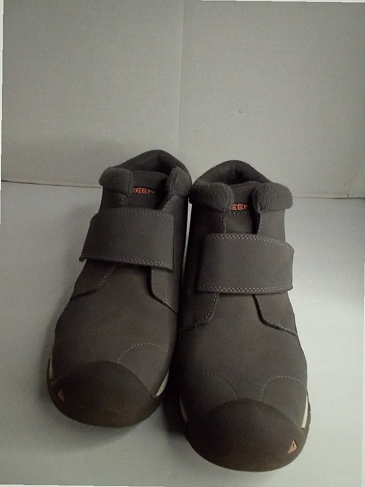 Keen Boots Women 6 Dry Waterproof Hiking Active Insulated Hook Loop Closure Gray