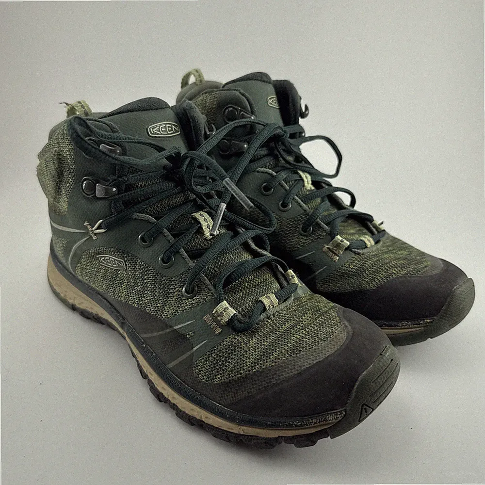 Keen Terradora Mid WP Hiking Ankle Boots Women’s Size 5 Green Waterproof