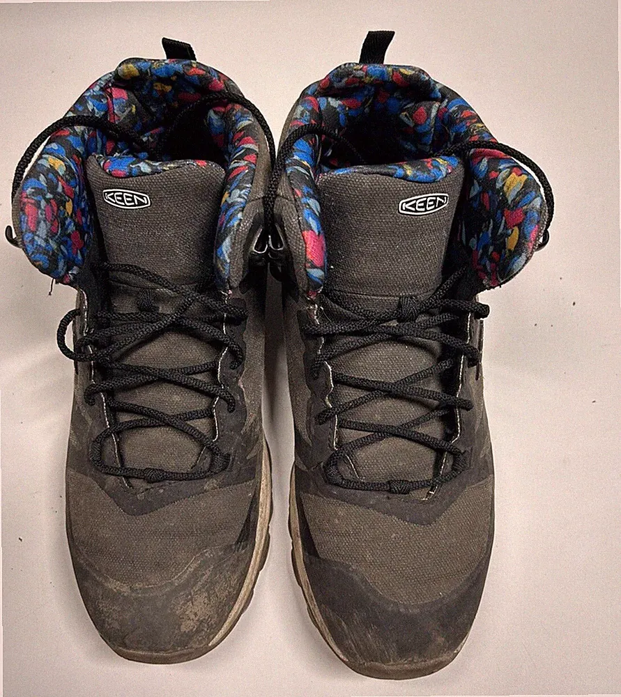 Floral hiking boots for women