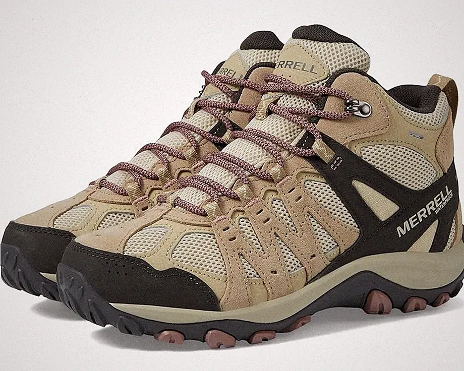Merrell® Women's 10.5 M Accentor 3 Mid Waterproof Hiking Boots in Incense - $125