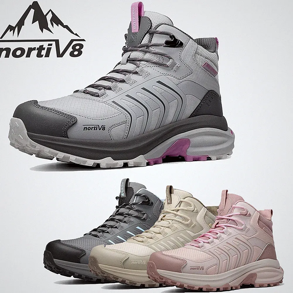 NORTIV 8 Women‘s Waterproof Lightweight Hiking Boots Trekking Camping Boots