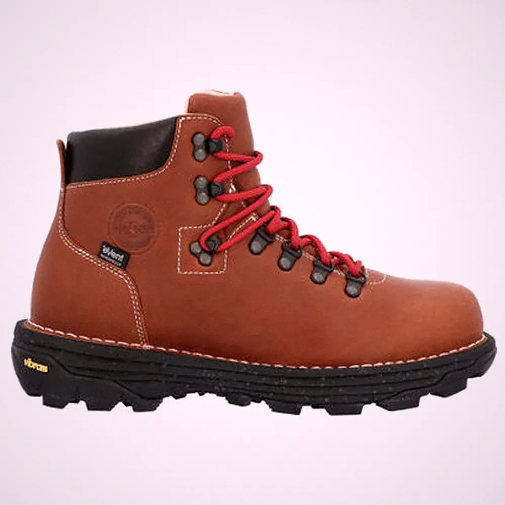 Rocky Rampage Waterproof Round Toe Hiking Womens Brown Casual Boots RKS0596