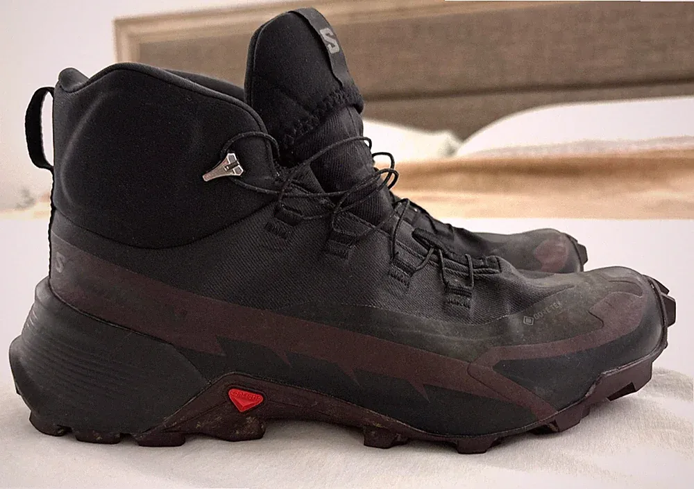 Salomon Cross Hike 2 Mid Gore-Tex Black Purple Hiking Boots Women's Sz. 7.5!