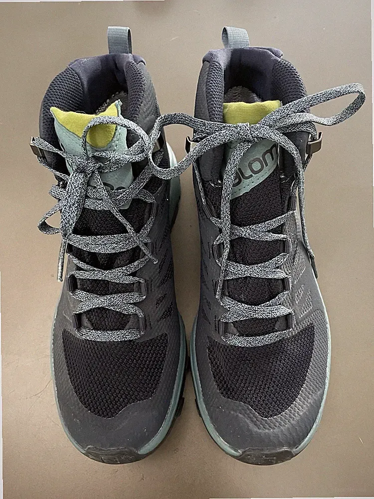 Grey women's hiking boots