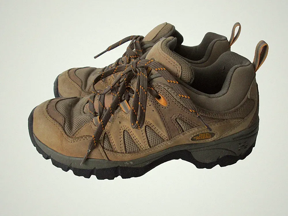 The North Face Boots Women's 8.5 Outlast Hiking Boots Brown Leather Lace Up