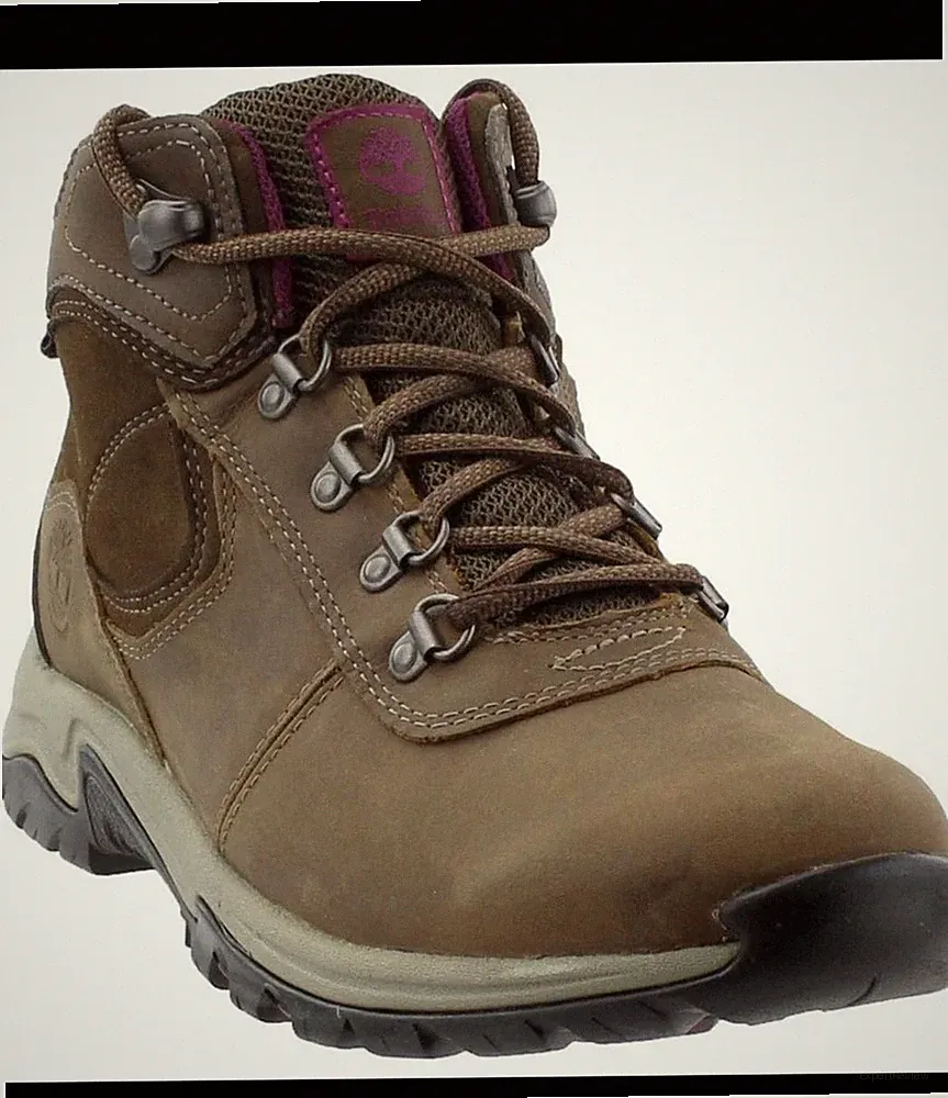 Pink women's hiking boots