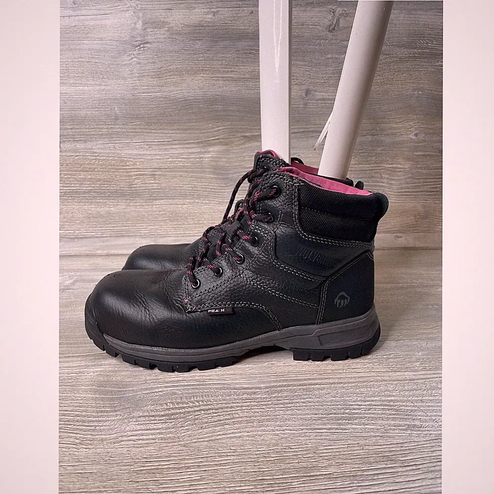 Wolverine Work Hiking Boots Steel Toe ASTM F2413-18 Women's Size 8.5 Work Boots