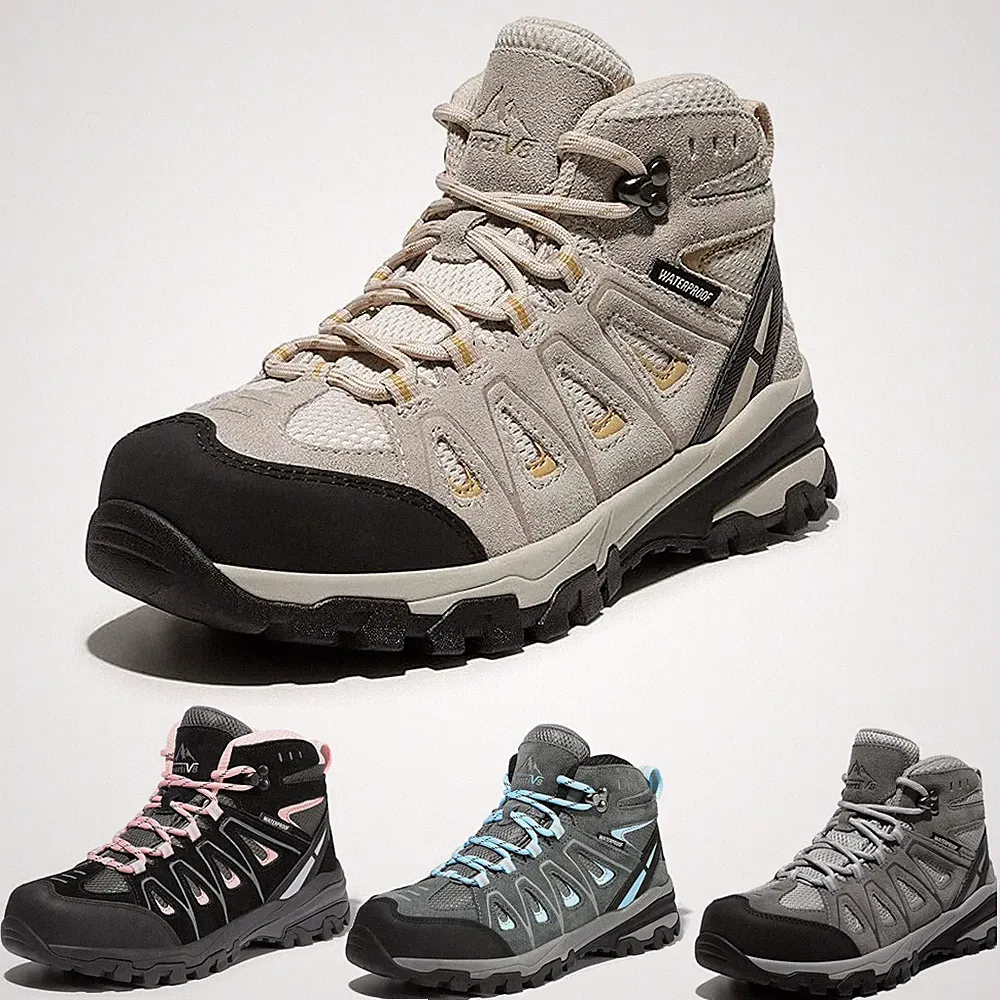 Women's Waterproof Hiking Boots Outdoor Trekking Camping Boots