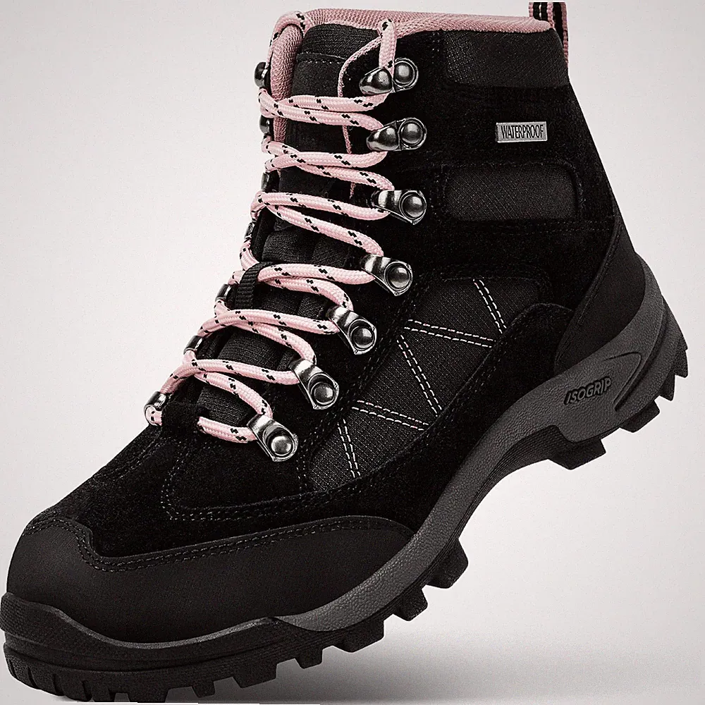 Womens Hiking Shoes Waterproof Hiking Boots Outdoor Trekking Camping Trail Hi...