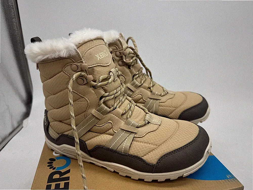 Xero Shoes Alpine Barefoot Hiking Boots Women's Irish Cream Waterproof - 8.5